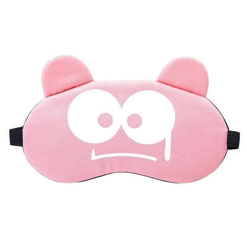 Cute Animal Sleep Mask with Removable Cooling Ice Bag (Random Design)