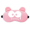 Cute Animal Sleep Mask with Removable Cooling Ice Bag (Random Design)