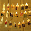 LED Photo Clip Fairy Lights for Wall Decoration (10 Clips)