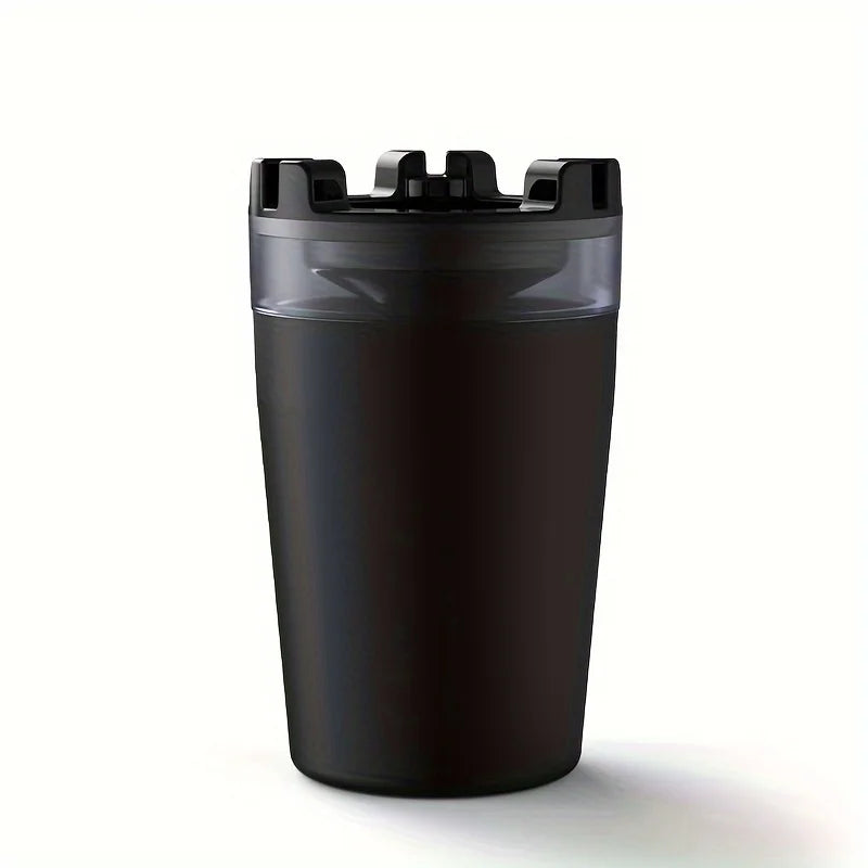 Portable Cup-Shaped Car Ashtray – Smart Hydro-Extinguishing Smokeless Organizer