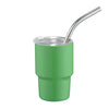Premium Mini Stainless Steel Insulated Tumbler with Metal Straw (Random Color)