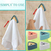 3-Piece Self-Adhesive Towel Holder Set – Drill-Free Wall Mount