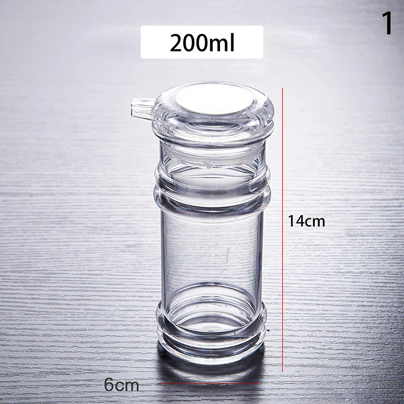 Acrylic Cooking Oil Bottle: Leakproof Dispenser 200ml
