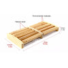 Traditional Wooden Roller Foot Massager: Acupressure Stress Relief