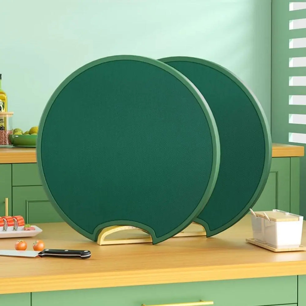 Premium Round Non-Slip Kitchen Cutting Board