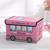 Foldable School Bus Toy Storage Box & Sitting Stool (each)