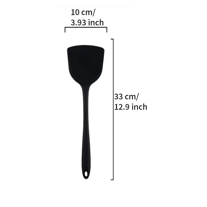 Premium Heat-Resistant Silicone Cooking Spatula – Non-Stick Kitchen Essential (Random Color)