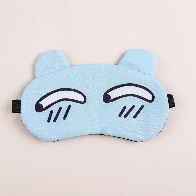 Cute Animal Sleep Mask with Removable Cooling Ice Bag (Random Design)