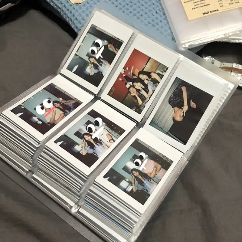 84-Pocket Photo Album Organizer - 3-Grid Card Storage Book