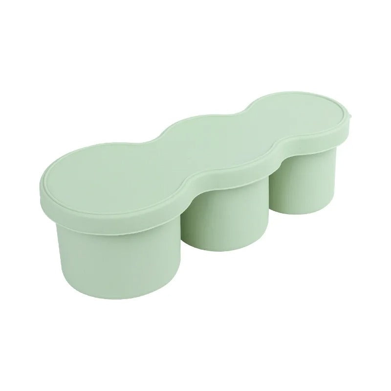 Cylinder Ice Cube Mold with Steel Tongs