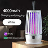 4000mAh Rechargeable Electric Mosquito Killer Lamp – Silent Zapper