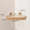 Self-Adhesive ABS Plastic Bathroom Corner Rack Shelf