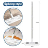 Large Flat Mop with Integrated Towel Clips – All-Surface Deep Cleaner