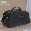 Luxury Cosmetic Leather Pouch – Travel Makeup Organizer (Random color)
