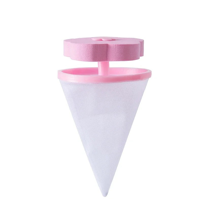 Floating Flower Washing Machine Mesh Filter & Lint Catcher
