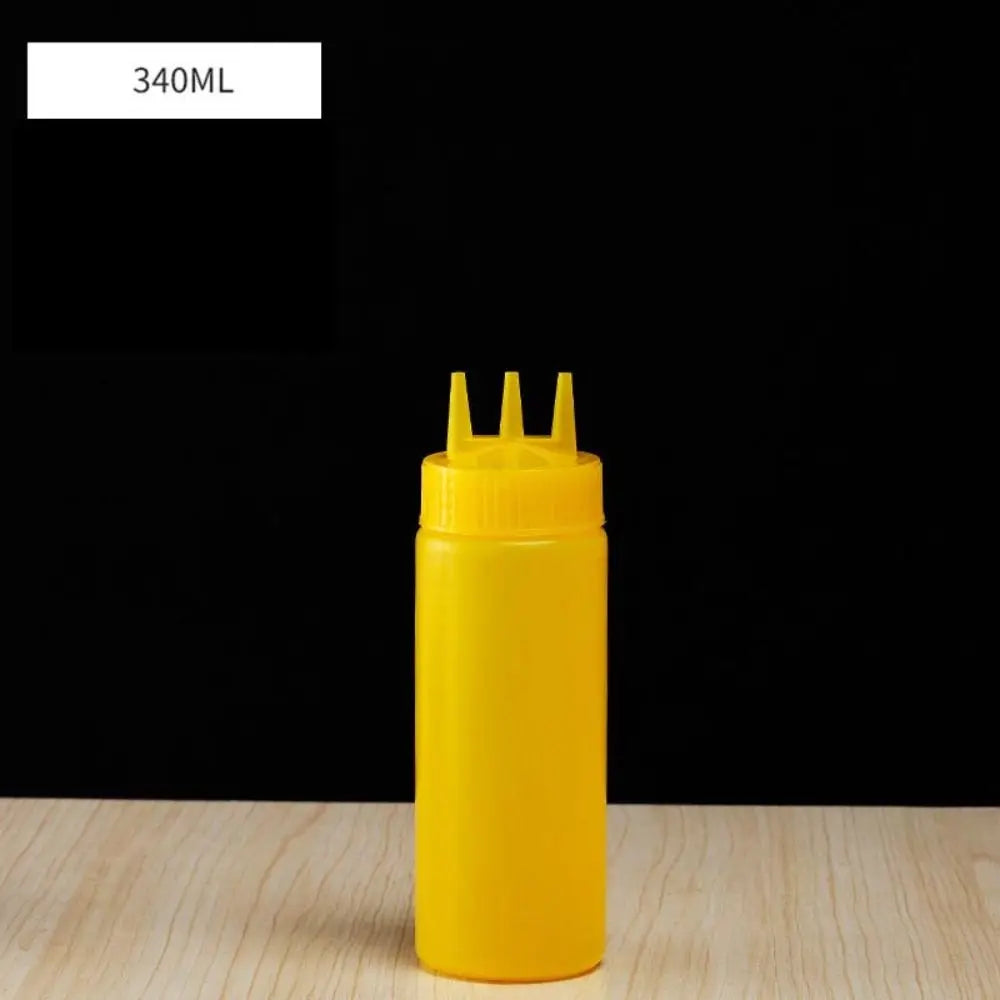 3 Nozzle Squeeze Sauce Bottle - Precision Drizzle for Kitchen & Decor