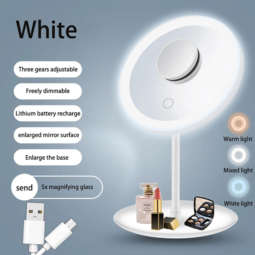 LED Rechargeable Smart Touch Vanity Mirror