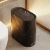 Modern Slim Premium Plastic Dustbin with Press-Top Lid (Random Design)