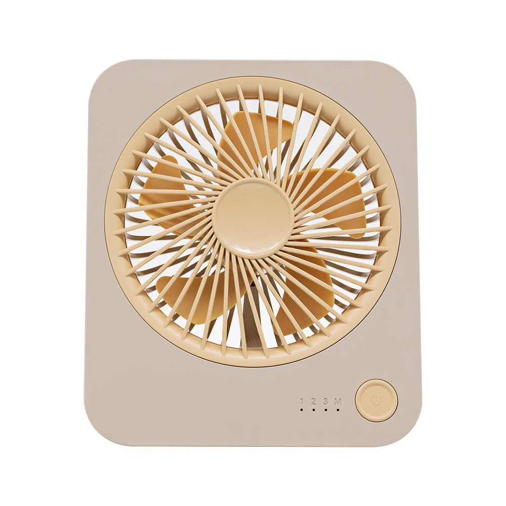 Mini Colorful 3-Speed Desktop Fan (Random Colors)