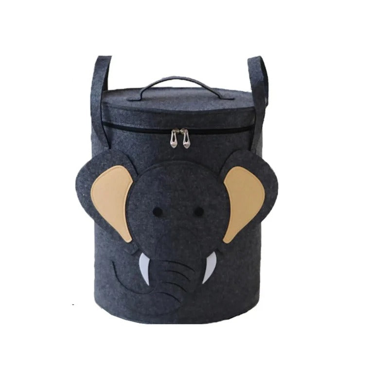 Adorable Felt Animal Sanctuary - Multipurpose Laundry & Toy Basket