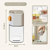 2-in-1 Dual-Chamber Glass Salt & Pepper Shaker Bottle