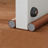 Premium Leatherette Door Draft Stopper - Double-Sided Foam Seal