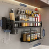Multifunctional Spice Rack - Space Aluminum Kitchen Organizer