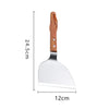 Heavy-Duty Stainless Steel Teppanyaki Spatula – Wide Solid Griddle Turner