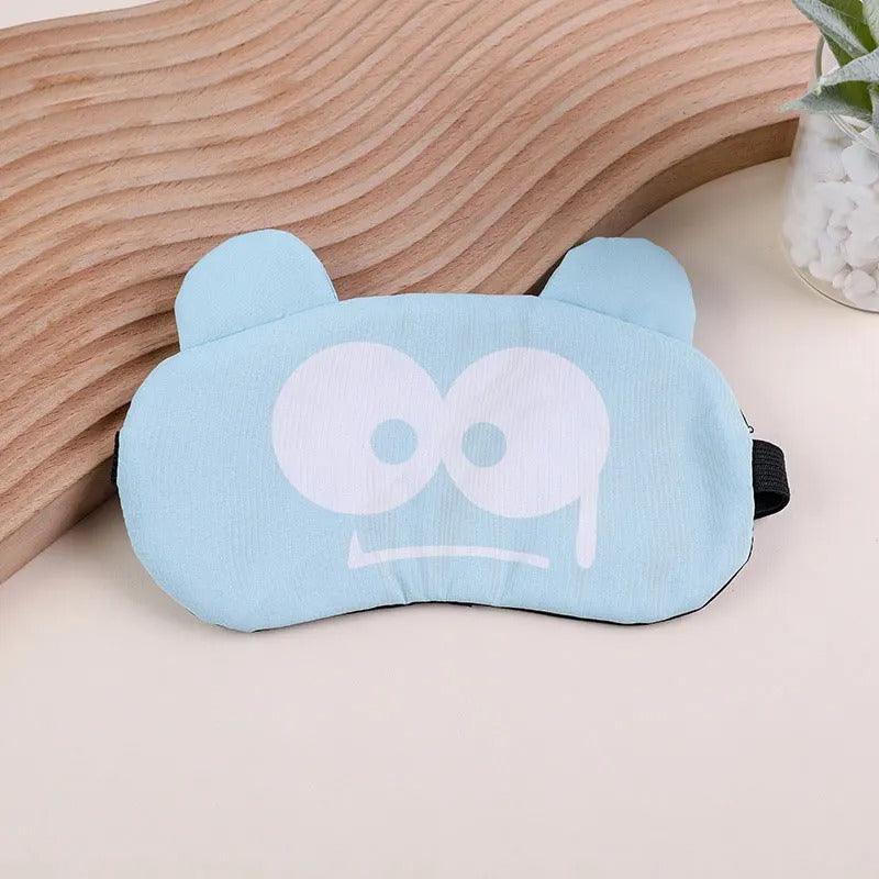 Cute Animal Sleep Mask with Removable Cooling Ice Bag (Random Design)