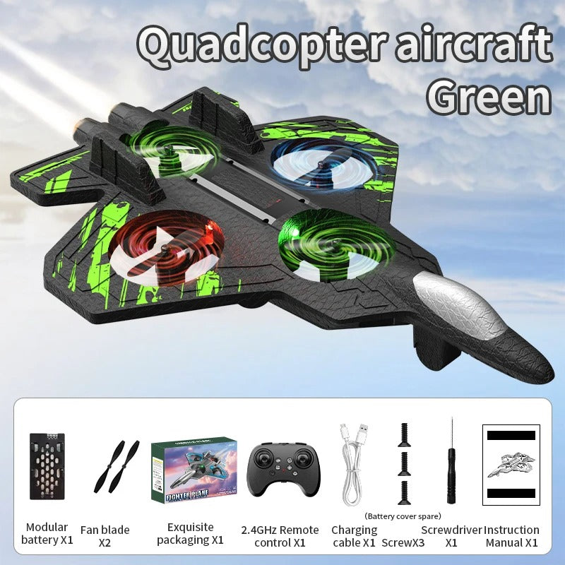 Star Fighter Jet Toy with Foam Missiles & Launcher Base