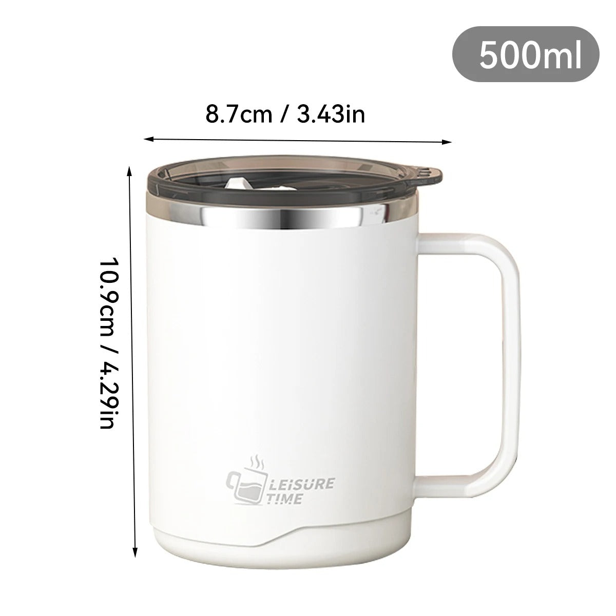 Wavy Ribbed Coffee Mug – Textured Minimalist Tea Cup (Random Color)