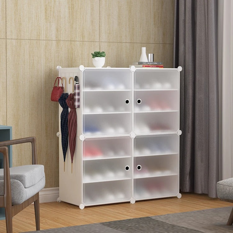 Attachable Shoe Rack for Space-Saving Cabinet Storage Solutions