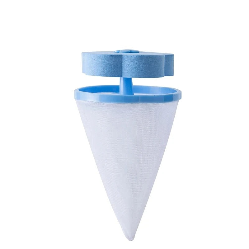 Floating Flower Washing Machine Mesh Filter & Lint Catcher