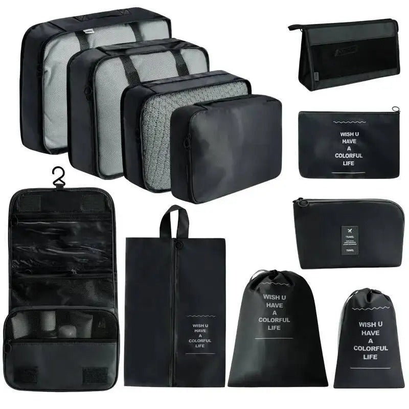 9pc Travel Packing Cubes - Ultimate Luggage Organizer Set