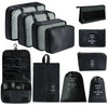 9pc Travel Packing Cubes - Ultimate Luggage Organizer Set