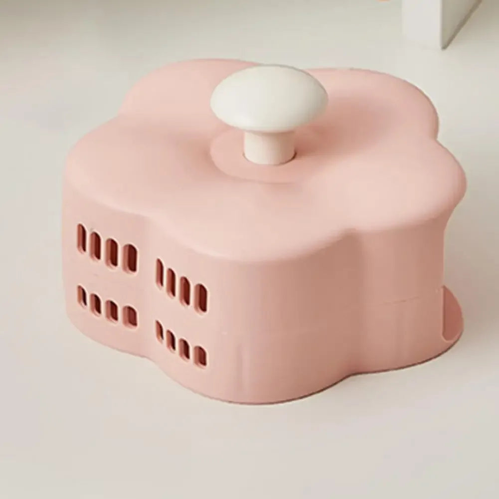 Makeup Brush Organizer Box - Floral Design, Durable - Clarify.pk