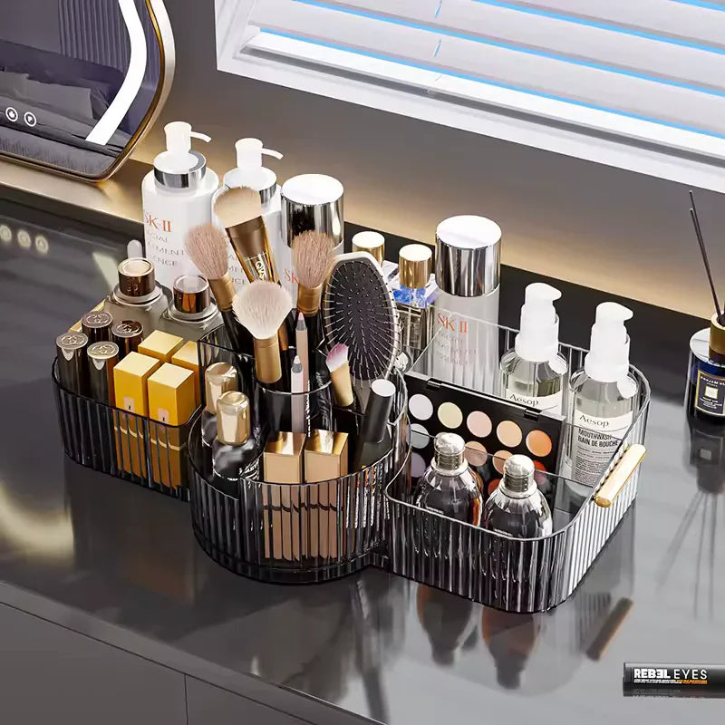 Makeup Organizer Box for Vanity - Clear Storage - Clarify.pk