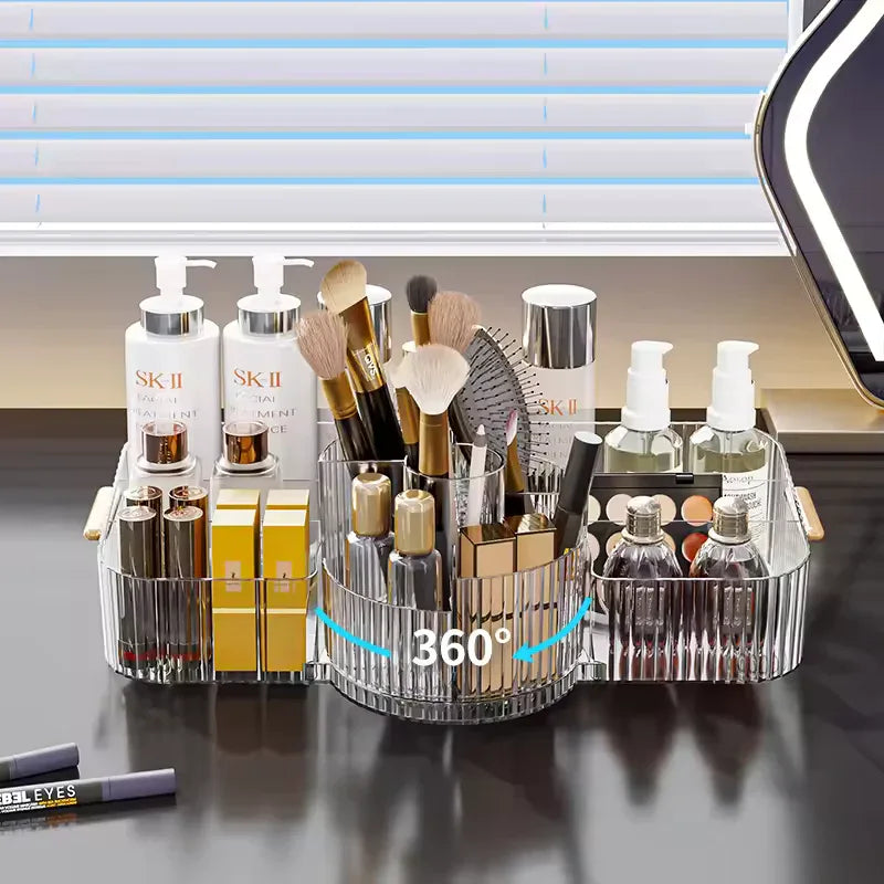 Makeup Organizer Box for Vanity - Clear Storage - Clarify.pk