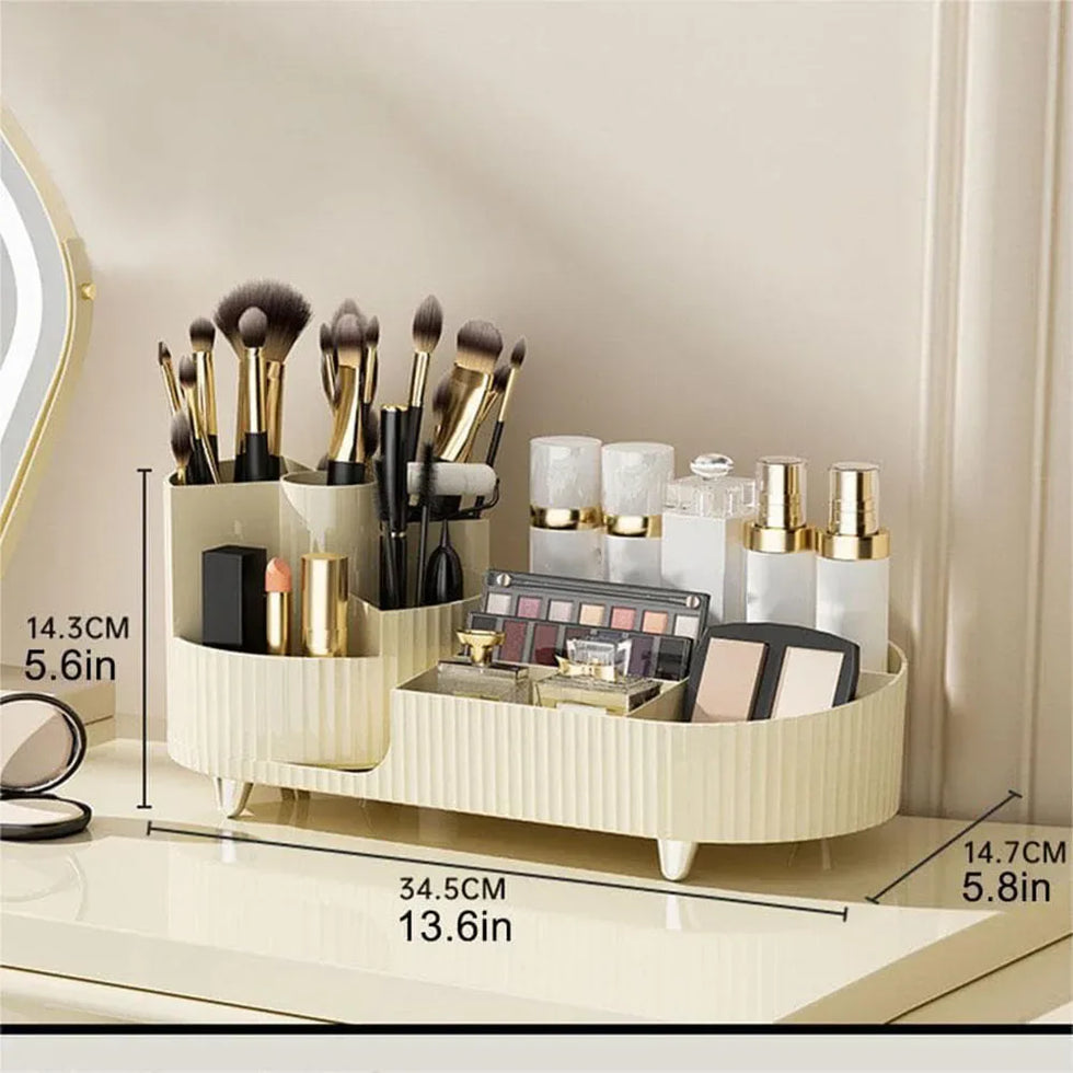 Makeup Organizer for Vanity with Multiple Compartments - Clarify.pk