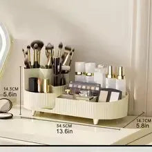 Makeup Organizer with Compartments - Cosmetic Storage Rack - Clarify.pk