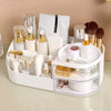Makeup Storage Box with Mirror & Organizer - Clarify.pk
