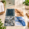 Luxury Marble-Style Washroom Mat (Random Design)