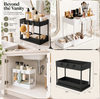 Matrix 2-Tier Under-Sink & Vanity Organizer with Hooks