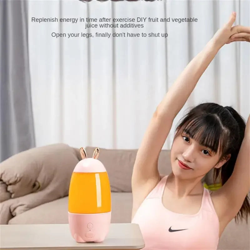 Portable Electric Juicer Mixer with Cute Design - Clarify.pk