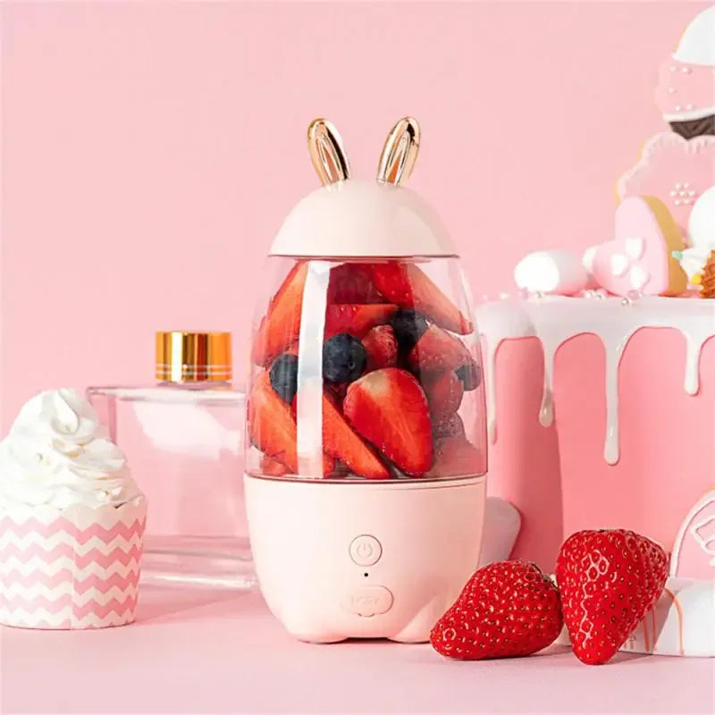 Portable Electric Juicer Mixer with Cute Design - Clarify.pk