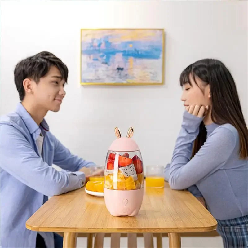 Portable Electric Juicer Mixer with Cute Design - Clarify.pk