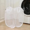 Mesh Foldable Laundry Basket – Lightweight & Portable - Clarify.pk