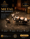 Compact Metal Bike Showpiece – 6 Inch