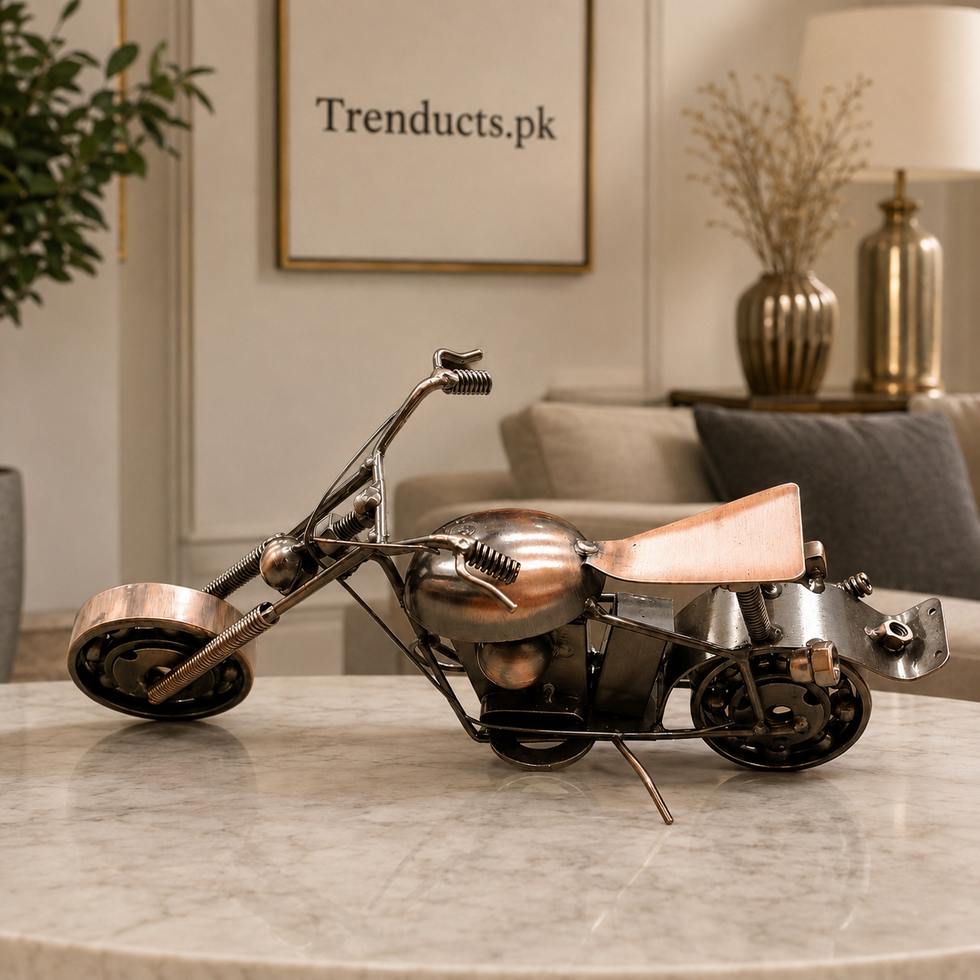 Chopper Metal Bike Showpiece – 9 Inch