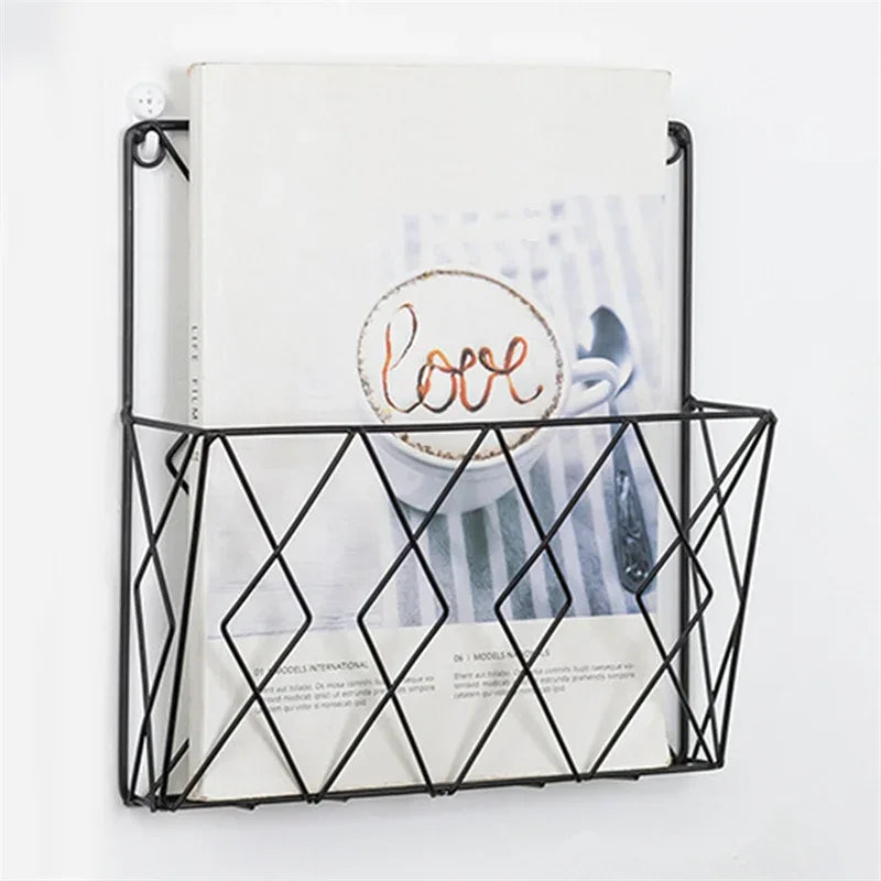 Metal Wall Mounted Rack for Home Storage